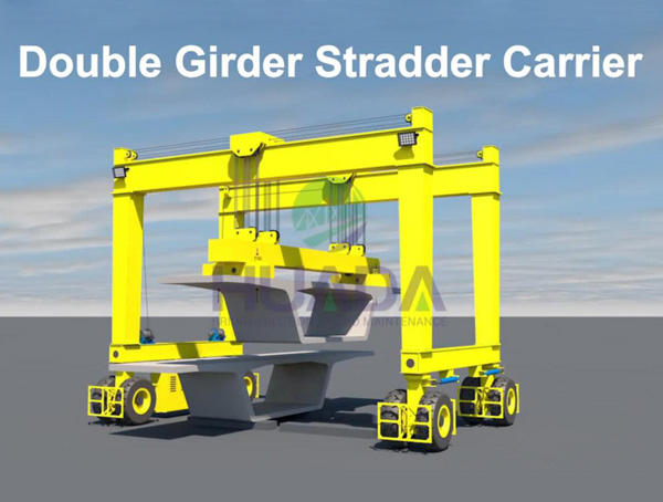 Double Girder Straddle Carrier for Lifting Precast Segment Girder, Straddle Carrier Manufacturer