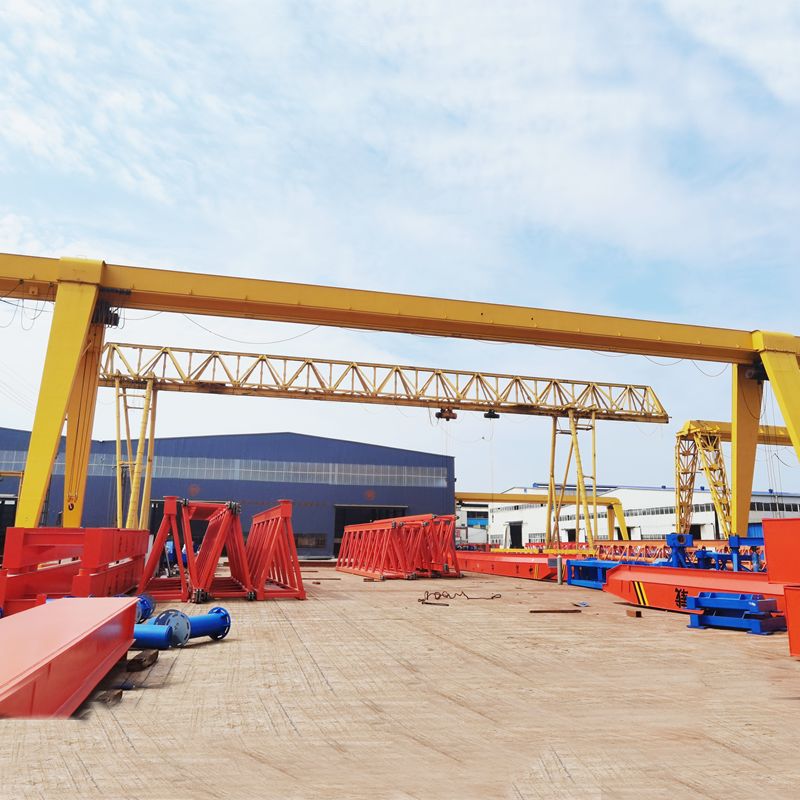 customized single girder gantry crane lifting solution-huada crane