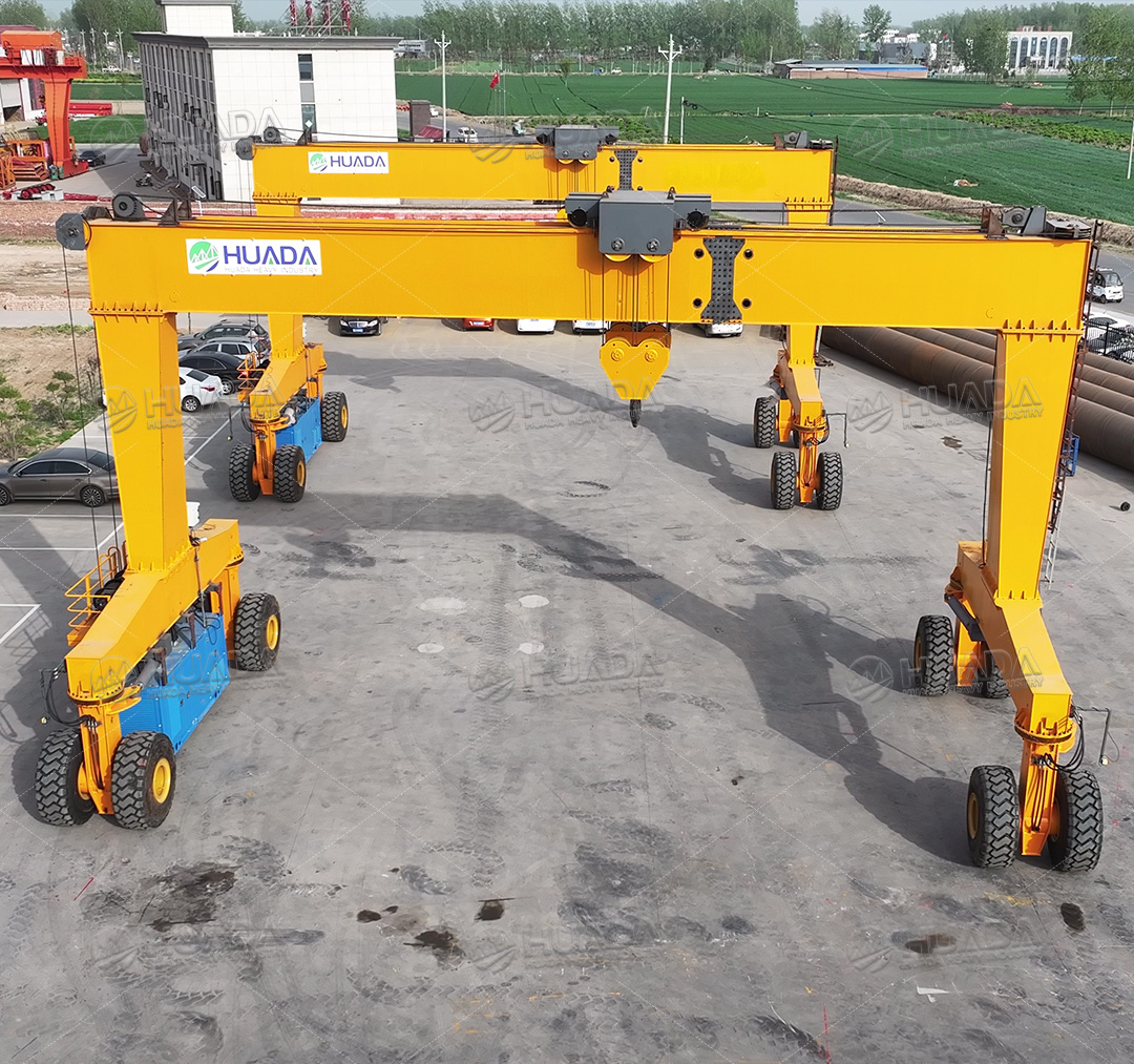70T Rubber Tyred Gantry Crane