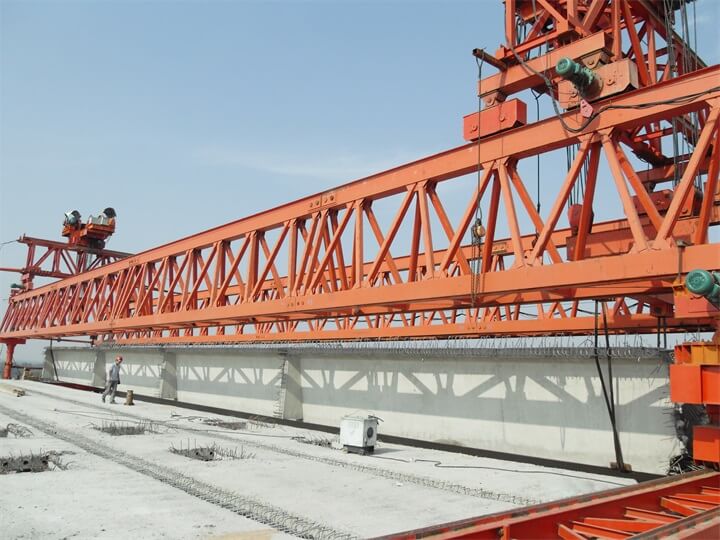 160 Ton Bridge T Girder Launcher Erection Crane