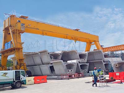 160t rubber tyred gantry crane
