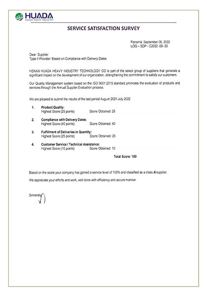 Girder Transporter Client Testimony